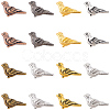 160Pcs 8 Colors Tibetan Style Alloy Beads TIBEP-PA0001-01B-7