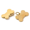 PVD Vacuum Plating 304 Stainless Steel Pendants STAS-Z042-04G-2