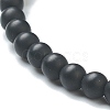 Glass Beaded Stretch Bracelets BJEW-D446-A-23-3