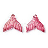 Transparent Spray Painted Glass Pendants X-GLAA-S190-009A-06-2