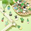 30Pcs 10 Styles Alloy Pendants ENAM-CJ0003-01-6
