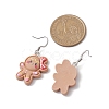 Christmas Resin Dangle Earrings EJEW-JE06089-3