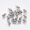 Tarnish Resistant 304 Stainless Steel Terminators STAS-P196-12-1
