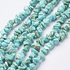 Synthetic Turquoise Beads Strands G-D283-3x5-10-1