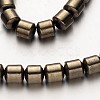 Electroplate Non-magnetic Synthetic Hematite Bead Strands G-F300-28-06-1