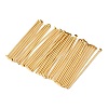 SHEGRACE Brass Flat Head Pins XGR0085G-33G-2