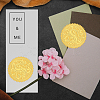 Self Adhesive Gold Foil Embossed Stickers DIY-WH0211-320-6