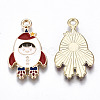 Eco-Friendly Alloy Enamel Pendants X-ENAM-Q437-018-NR-3