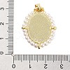 Rack Plating Brass Enamel Pendants KK-C056-07G-09-3