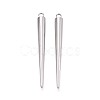 304 Stainless Steel Pendants STAS-T075-22F-P-1