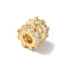 Brass Glass Rhinestone Beads KK-B098-03G-02-2