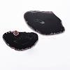 Natural Agate Slices Big Pendants G-E022-10-4
