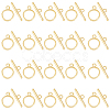 20 Sets Eco-friendly Brass Toggle Clasps KK-DC0002-29-1