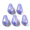 Spray Painted Acrylic Beads MACR-S280-04-4