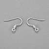 304 Stainless Steel Earring Hooks X-STAS-H436-04S-2