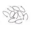 304 Stainless Steel Earring Hooks Ion Plating(IP) STAS-O119-03B-01-1