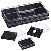 Plastic Badge Storage Box CON-WH0086-121D-1