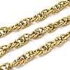 304 Stainless Steel Rope Chains CHS-C018-03G-1