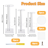 3 Sets 3 Styles Transparent Acrylic Hat Storage Rack ODIS-DC0001-04-2