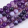 Natural Madagascar Agate Beads Strands X-G-N213B-61-1