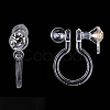 Plastic Clip-on Earring Findings KY-P007-M01-1