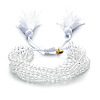 Faceted Glass Braided Bead Bracelets PS4906-11-1