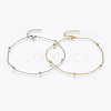 304 Stainless Steel Anklets AJEW-H013-02-1