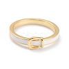 Brass Enamel Finger Rings RJEW-J074-04G-A-1