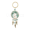 Woven Net/Web with Wing Pendant Keychain KEYC-JKC00481-03-1