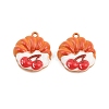 Baking Paint Zinc Alloy Pendants AL-CBA032C-03E-1