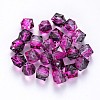 Transparent Spray Painted Crackle Acrylic Beads ACRP-YW0001-01F-1