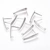 Non-Tarnish 304 Stainless Steel Ear Stud Components X-STAS-F222-036-1