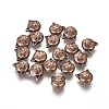 Tibetan Style Alloy Kitten Beads X-TIBEP-GC178-R-NR-2