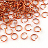 Anodized Aluminum Open Jump Rings X-ALUM-R005-0.8x6-12-1