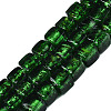 Handmade Silver Foil Lampwork Beads FOIL-N004-01A-02-1