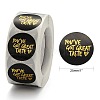 Self-Adhesive Kraft Paper Gift Tag Stickers DIY-G013-A16-2