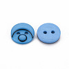 2-Hole Plastic Buttons BUTT-N018-014-2
