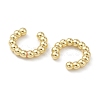 Rack Plating Brass Cuff Earrings LS-EJEW-K245-09G-2