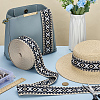 Ethnic Style Polyester Ribbon OCOR-WH0105-092A-4