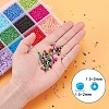 195G 15 Colors Glass Seed Beads SEED-YW0001-11C-4