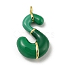 Brass Enamel Pendants KK-E093-03G-S-1
