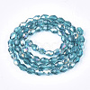 Electroplate Glass Beads Strands EGLA-T013-05C-2