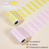 2 Rolls 2 Colors Self-Adhesive Label Pasters STIC-GF0001-06-4