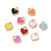 Eco-friendly Alloy Enamel Charms PALLOY-M212-03G-1