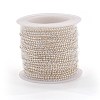 Silver Color Plated Iron Ball Bead Chains X-CHB001Y-S-2