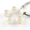 Imitation Cat Eye Resin European Beads X-RPDL-S002-12-1