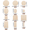 Wooden Knitting Crochet Bottoms Set WOOD-WH0036-03-2