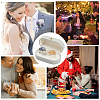 1Pc Rectangle Velvet Couple Rings Box CON-BBC0001-20C-5