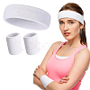 2 Bags Cotton Sports Headband & Wristband Set AJEW-CN0004-74A-5