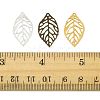 100Pcs 3 Colors Iron Filigree Joiners Pendants IFIN-FS0001-60-5